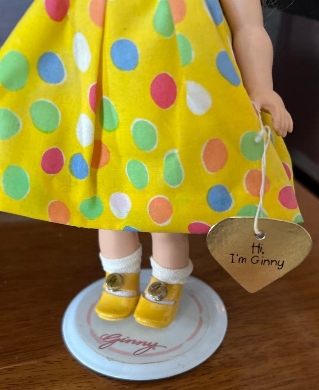 Vintage Hard Plastic with Happy Birthday Ginny Vogue 8'' Doll (New in the Box)