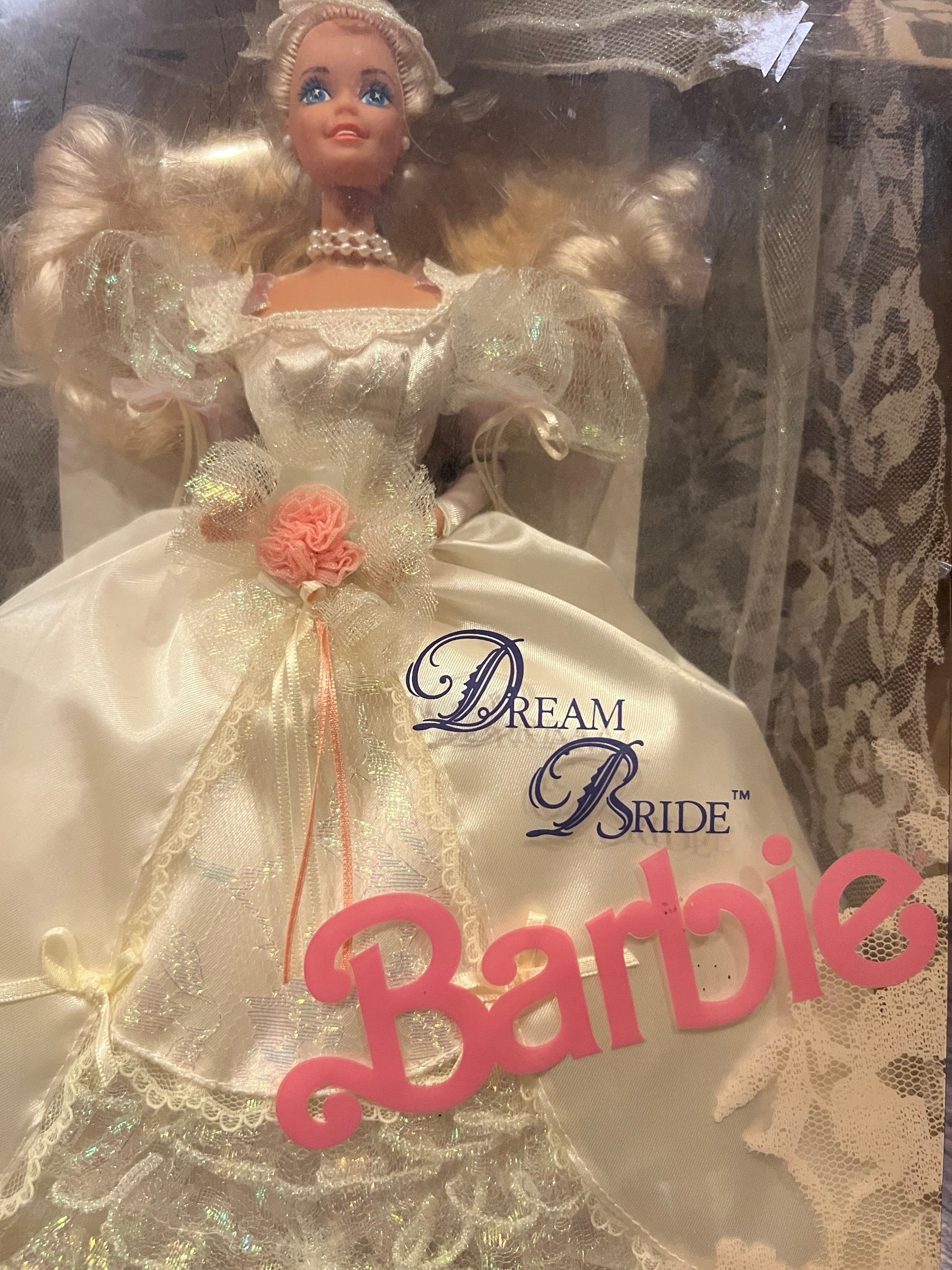 1991 DREAM BRIDE Barbie 1623 NRFB Long Blonde Hair w/ Lacy Lingerie New, Box Looks Old.