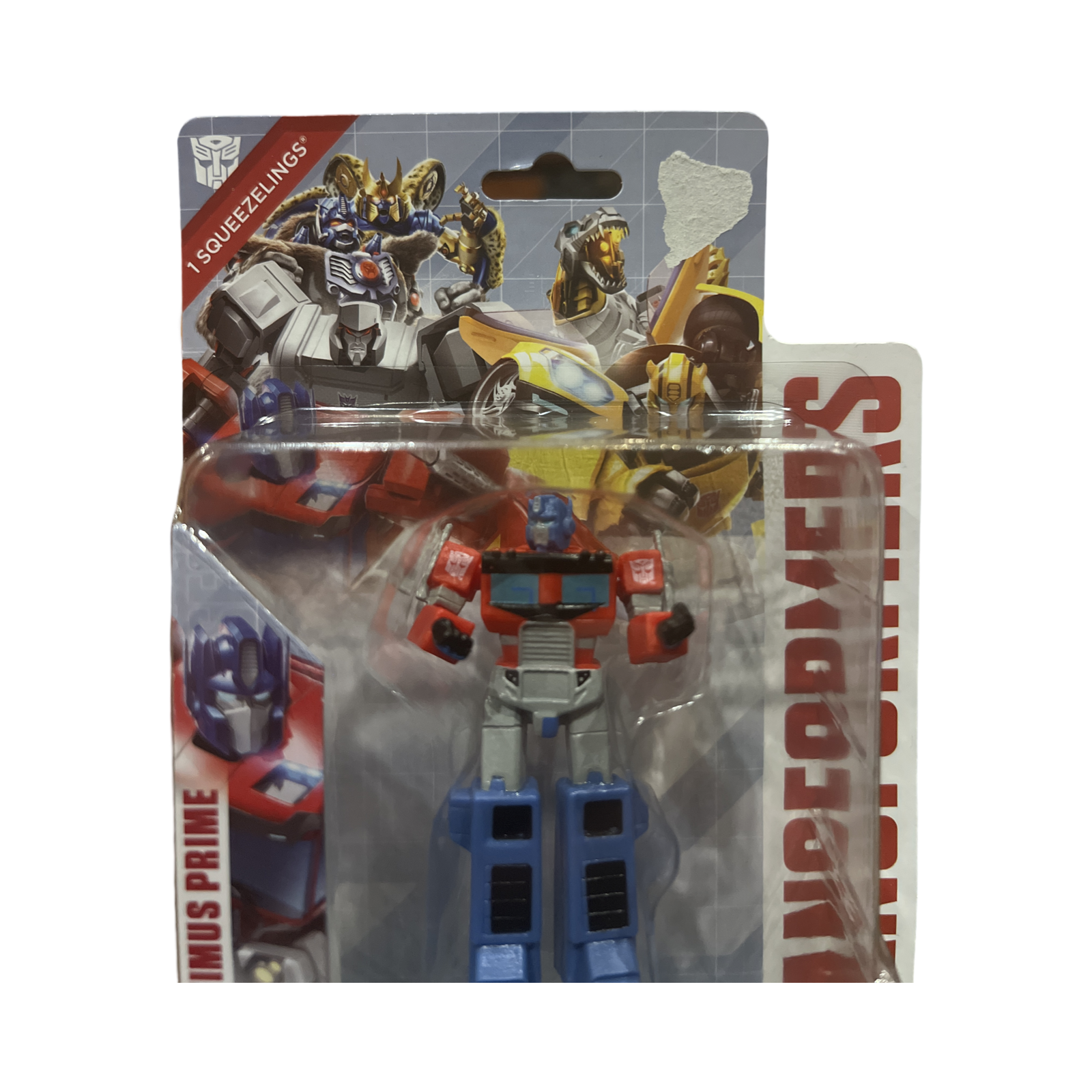 Transformers Squeezelings Squeezy Collectible Characters Figure 4" Optimus Prime