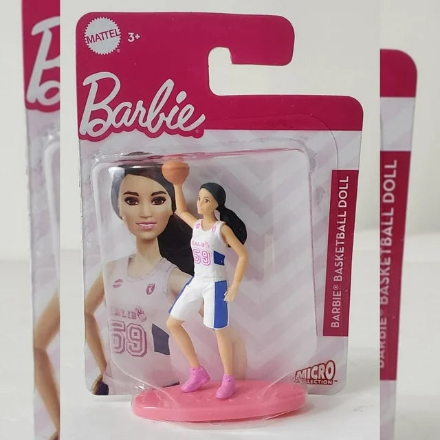 MATELL BARBIE SPORT DOLL BASKETBALL PLAYER MICRO COLLECTION FIGURINES CAKE TOPPER