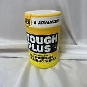 New And Advanced! Tough Plus Non Abrasive All-purpose Cleaning Wipes 160 Wipes Per Container 2 Pack