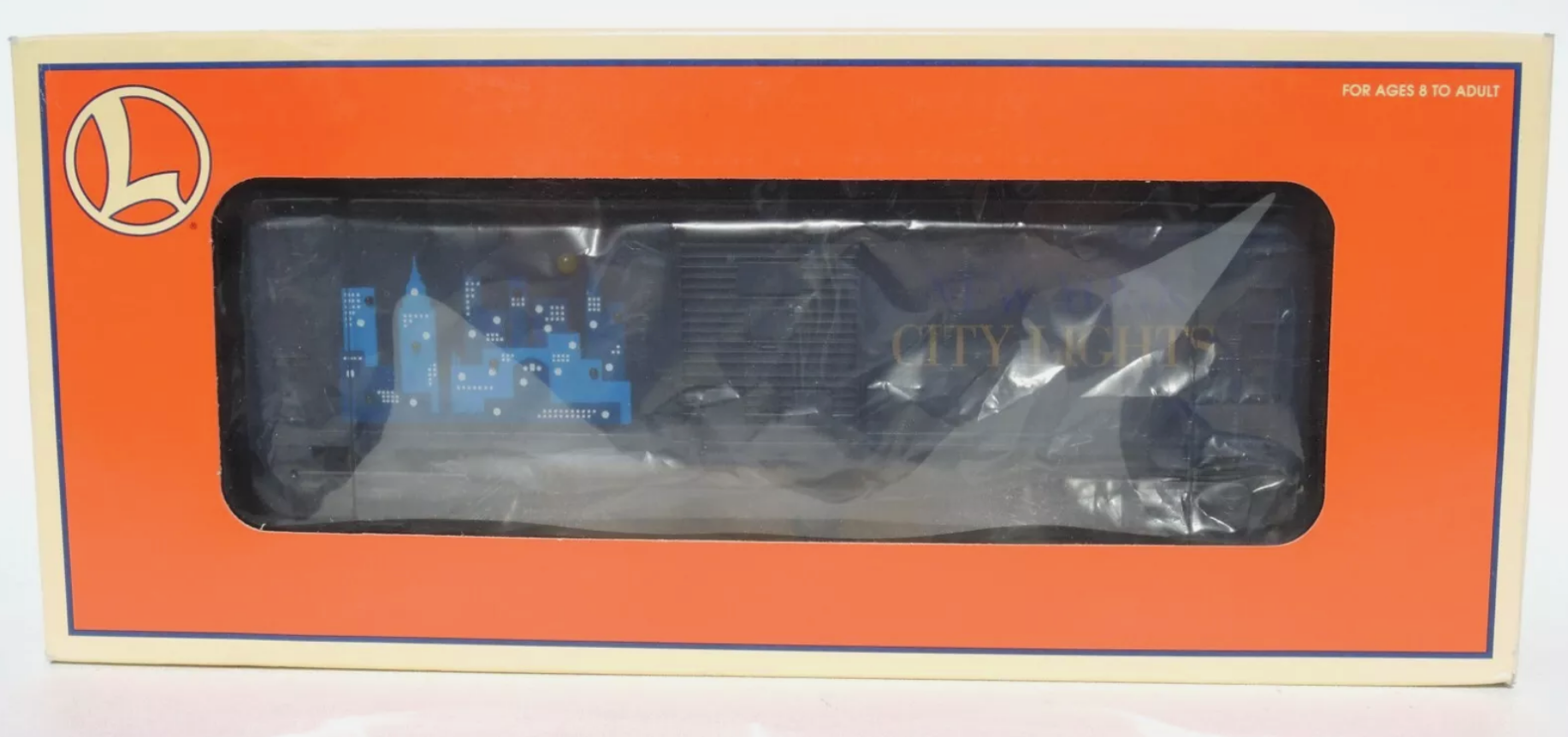 Lionel New York City Lights O-gauge boxcar w/box