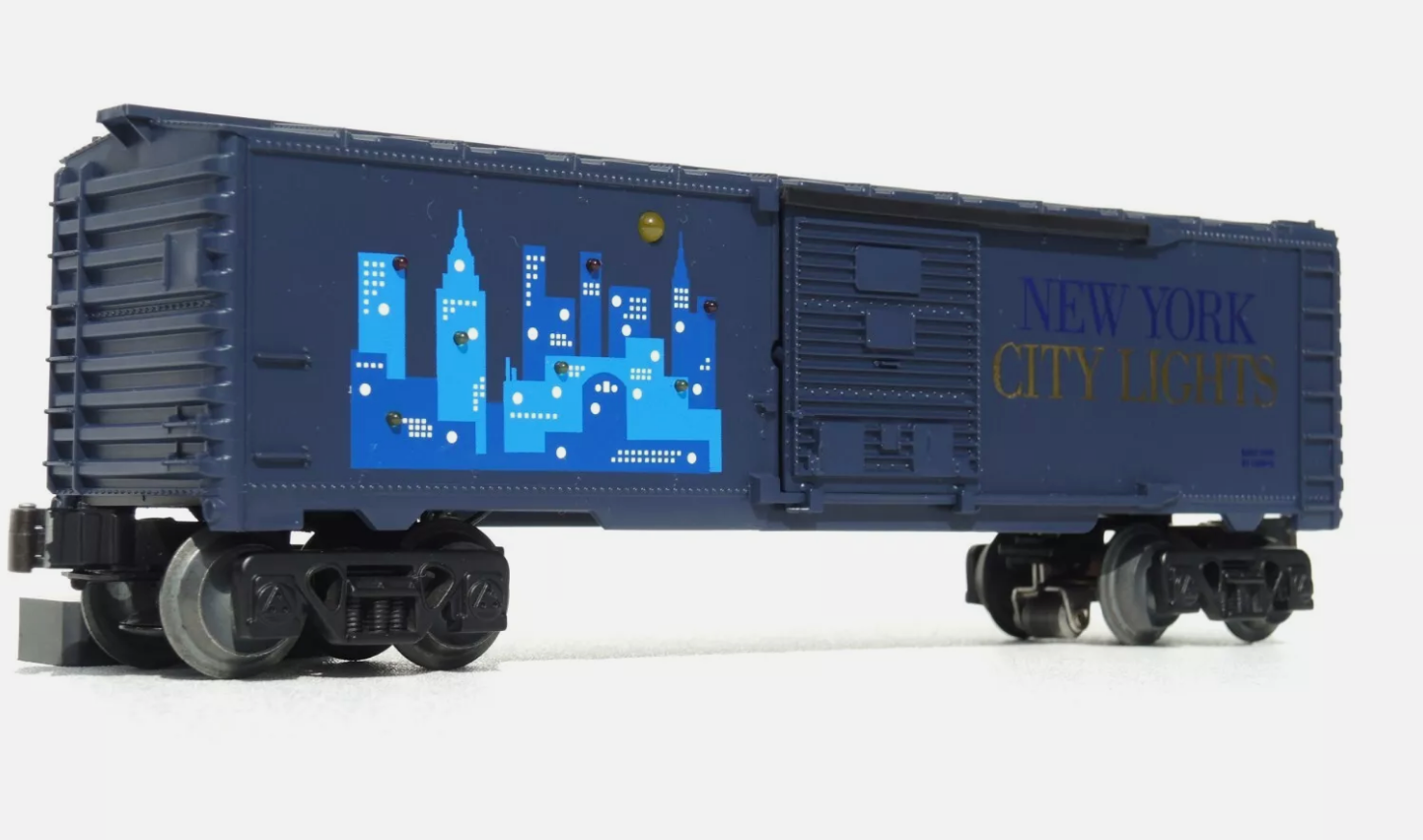 Lionel New York City Lights O-gauge boxcar w/box