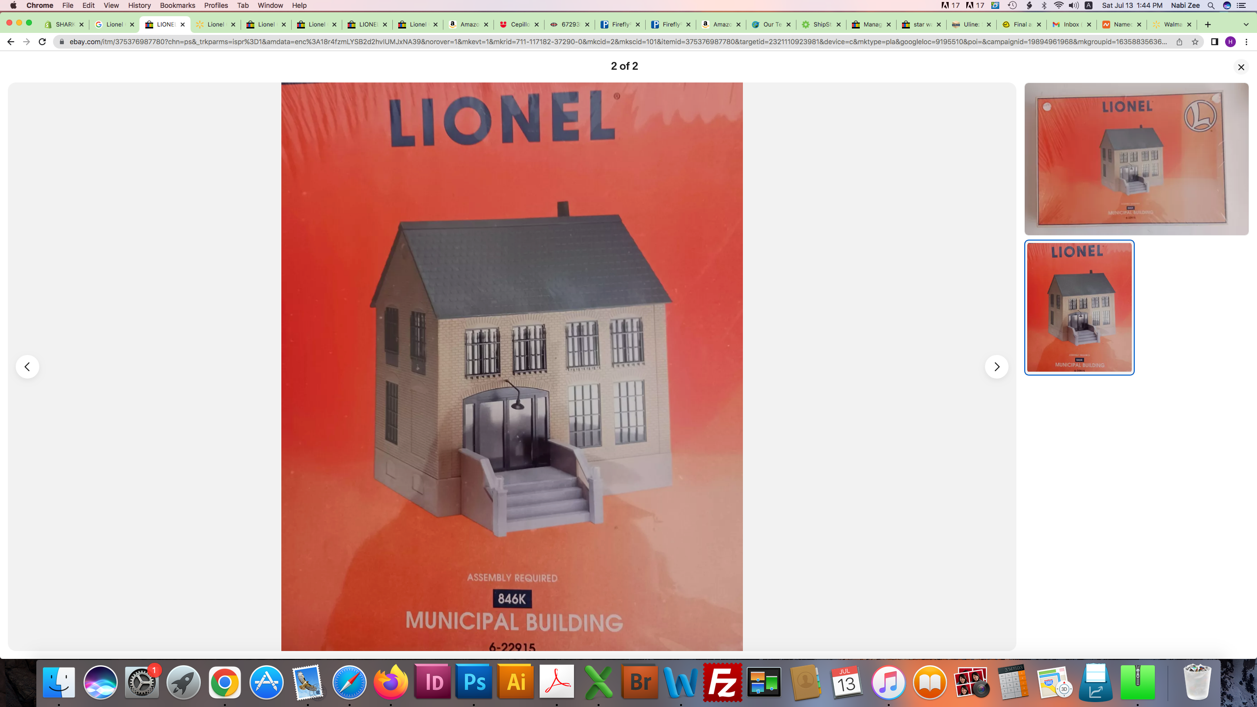 Lionel 6-22915 O Municipal Building Kit