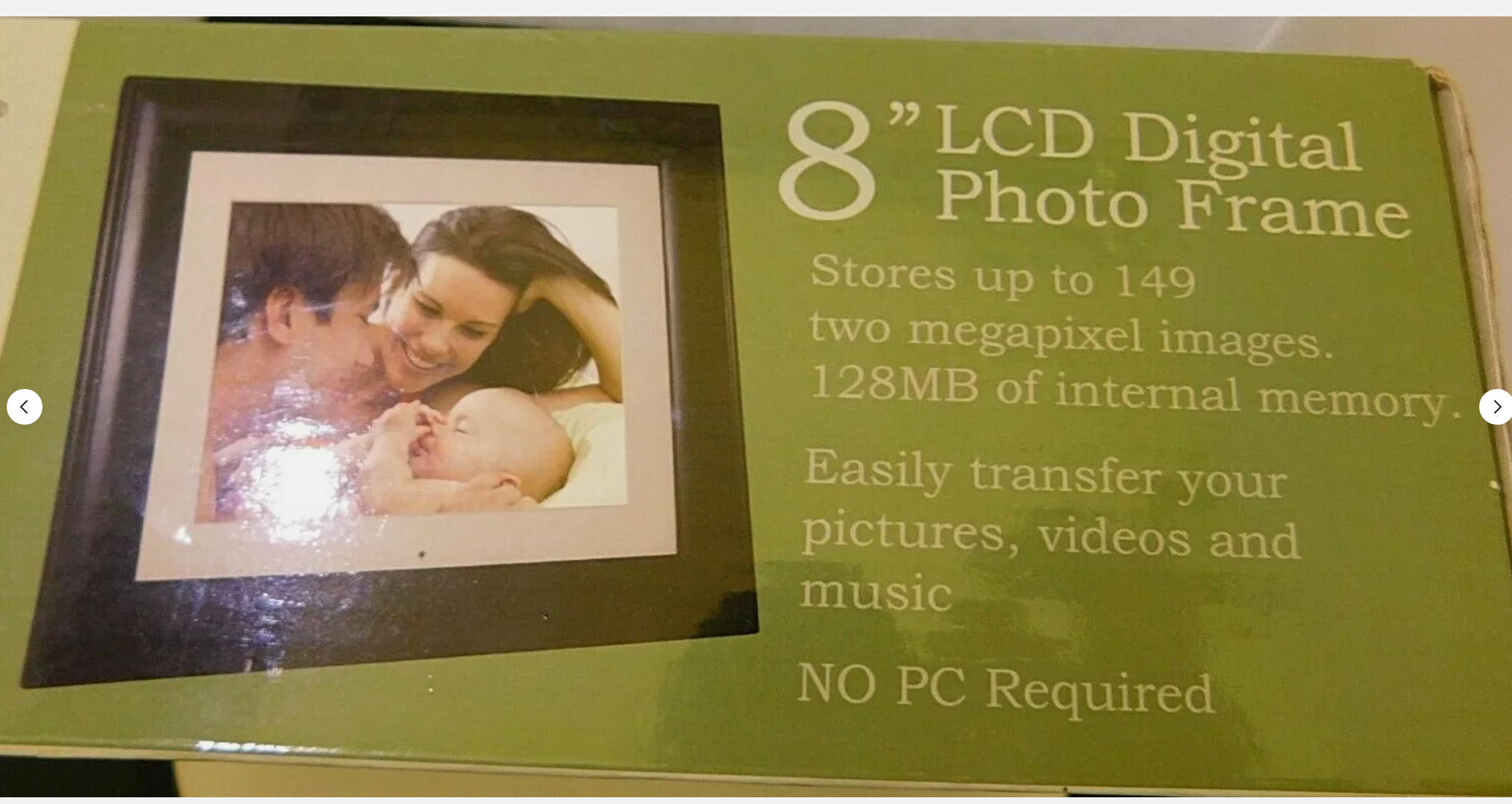 PANDIGITAL Photo Digital Photo Frame 8 inch 128 MB Memory Tru-Photo Frame