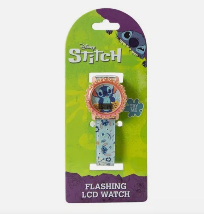 Disney's Stitch Flashing LCD Watch