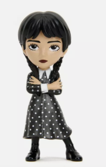 Jada Toys Metals 85211 Wednesday Wednesday Addams (Dress) 2.5" Die-Cast Collectible Figure