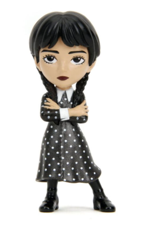 Jada Toys Metals 85211 Wednesday Wednesday Addams (Dress) 2.5" Die-Cast Collectible Figure