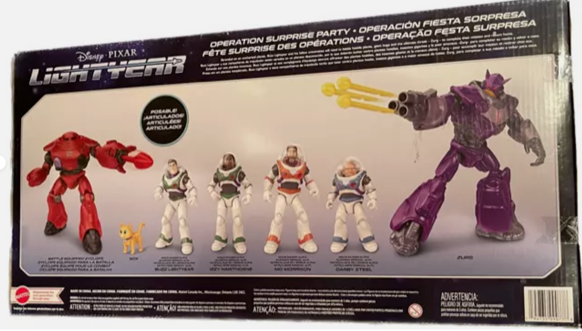 MATTEL Disney and Pixar Lightyear Operation Surprise Party Pack NEW IN BOX