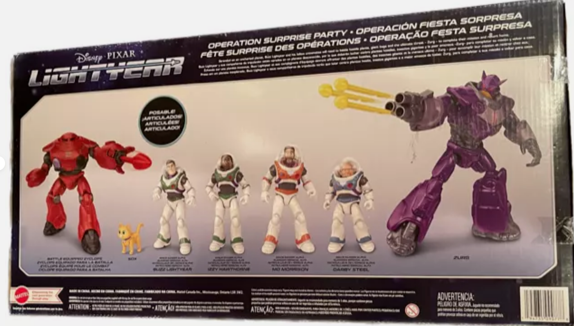 MATTEL Disney and Pixar Lightyear Operation Surprise Party Pack NEW IN BOX