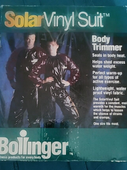 Solar Vinyl Suit Body Trimmer Bollinger 1999 Vintage One Size Fits Most G4