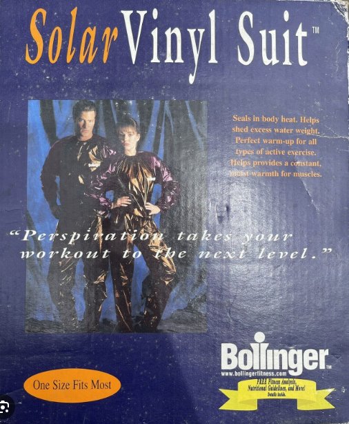 Solar Vinyl Suit Body Trimmer Bollinger 1999 Vintage One Size Fits Most G4