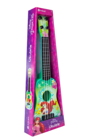 First Act Disney Princess Ukulele (Tunable - Small Kids Guitar with Four Strings)