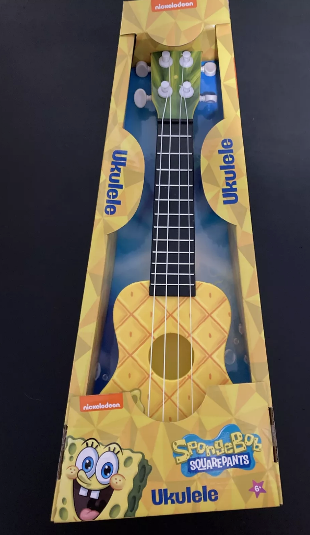 Nickelodeon SpongeBob SquarePants Ukulele- New In Box