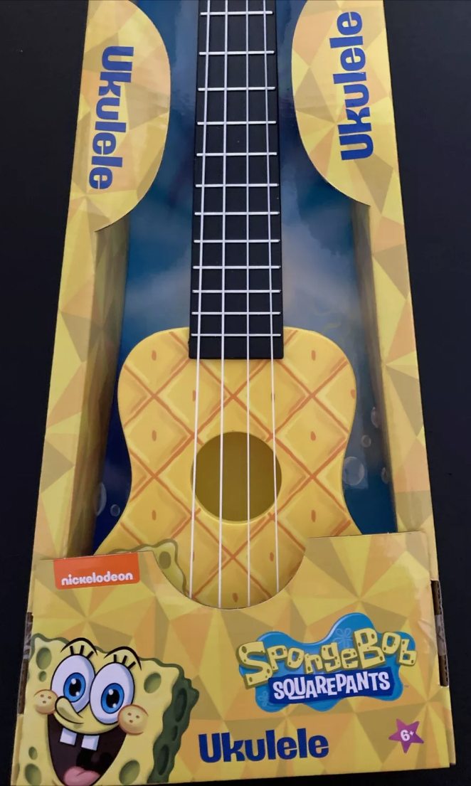 Nickelodeon SpongeBob SquarePants Ukulele- New In Box