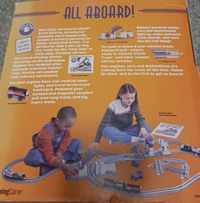 Lionel Learning Curve Action Railroad Crossing, New in Box