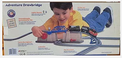 Lionel Adventure Drawbridge Track 1999 Learning Curve 92101 Lights Sound Action