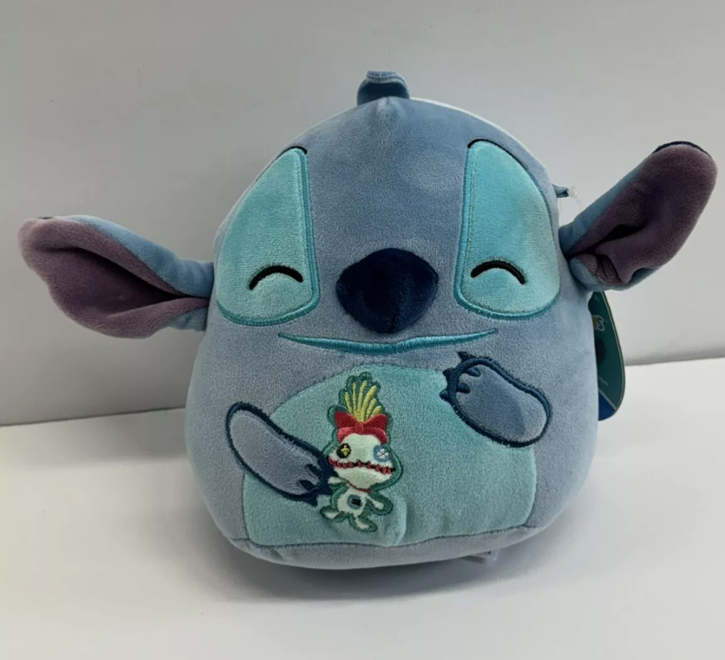 Squishmallows 6.5" Disney Stitch with Scrump