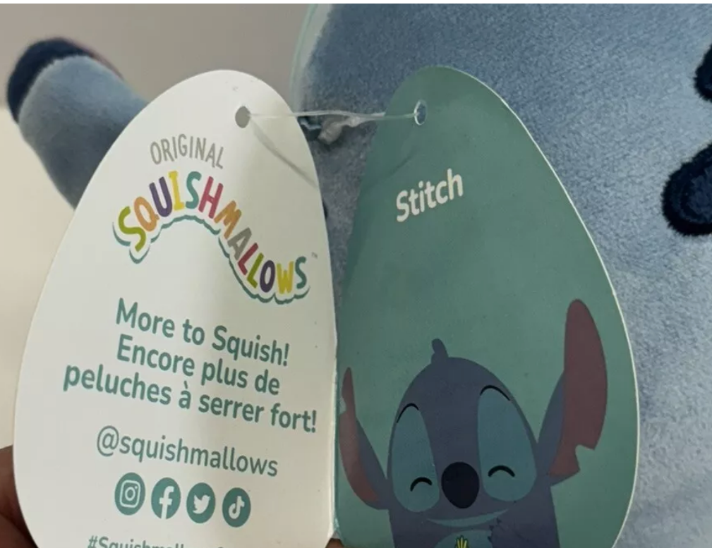 Squishmallows 6.5" Disney Stitch with Scrump