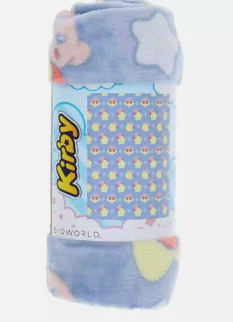 kirby plush throw blanket 40in x 50in