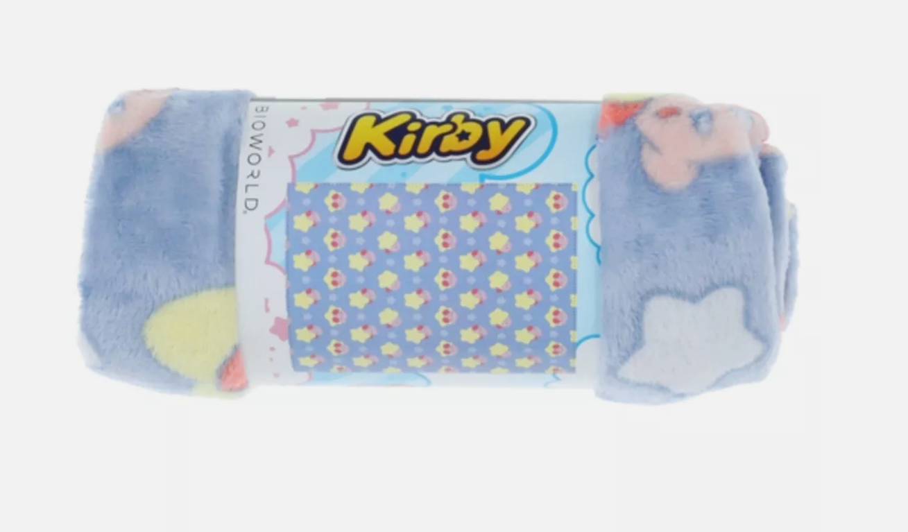 kirby plush throw blanket 40in x 50in