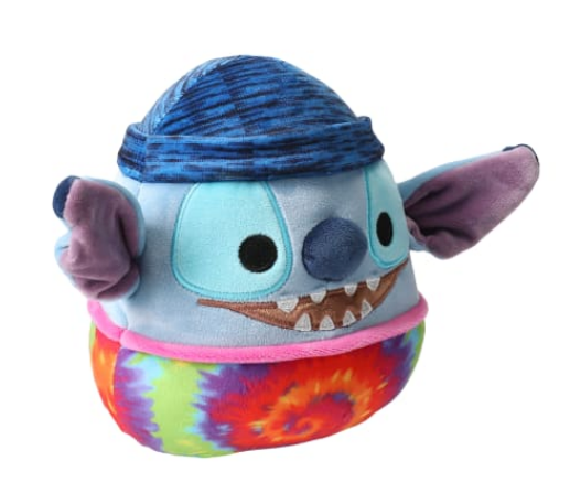 Squishmallow Kellytoy Plush Disney 6.5" Stitch with Beanie Fall 2024