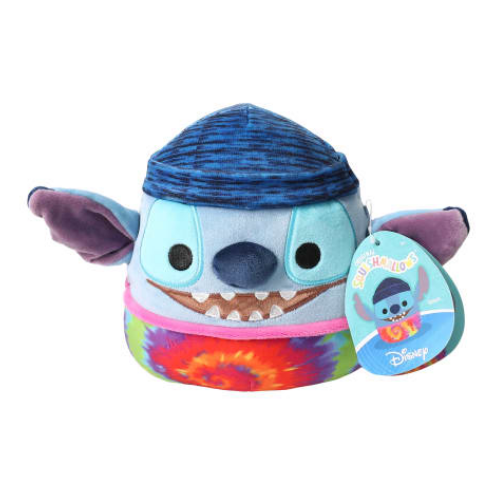 Squishmallow Kellytoy Plush Disney 6.5" Stitch with Beanie Fall 2024