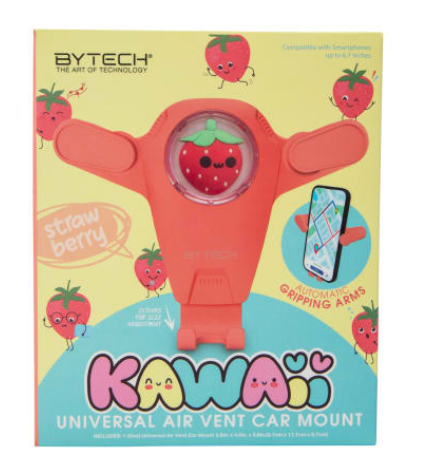 ByTech® Kawaii Universal Air Vent Car Mount Red