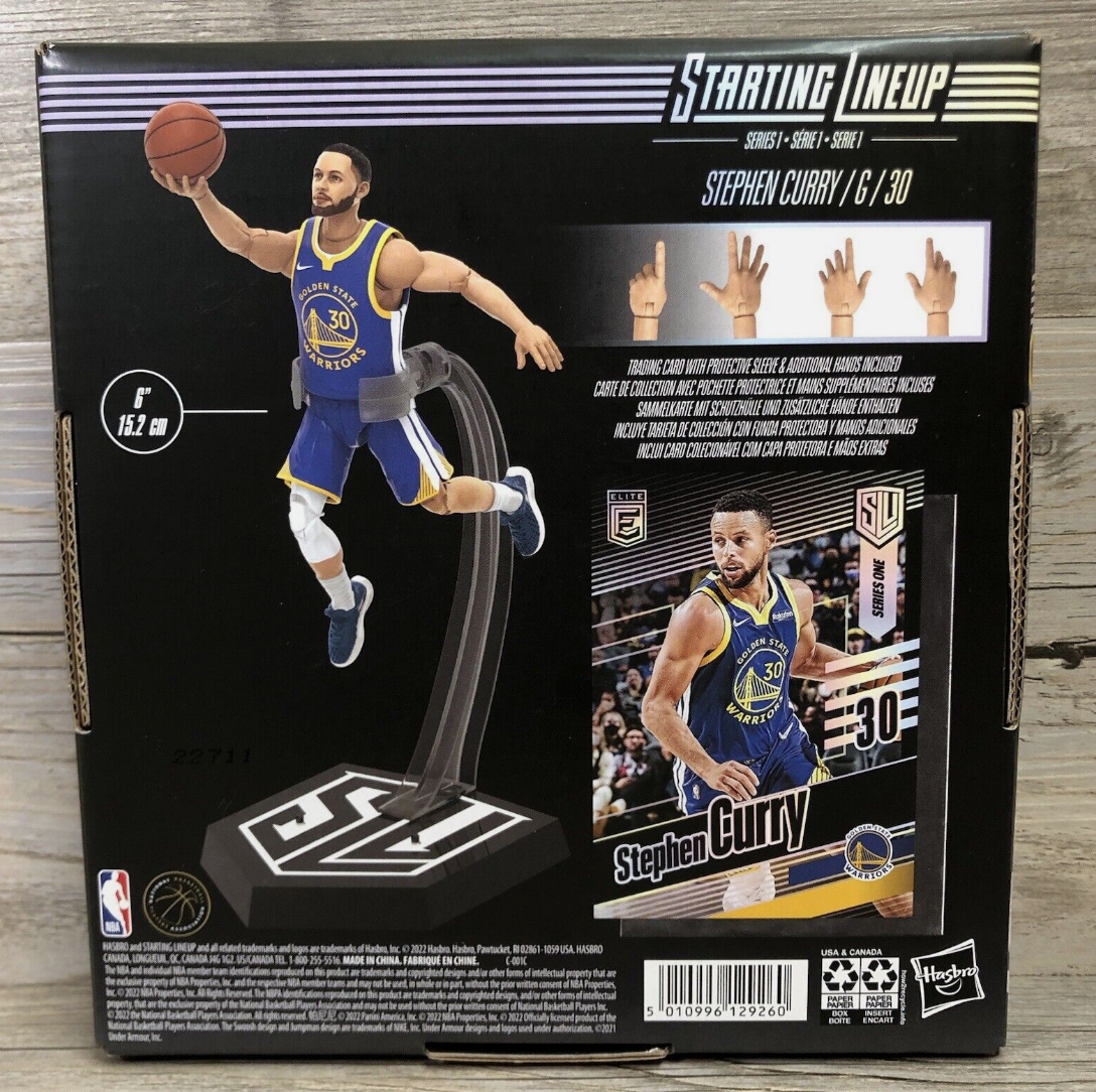 Hasbro x NBA Starting Lineup Stephen Curry 6 in Action Figure - F8181