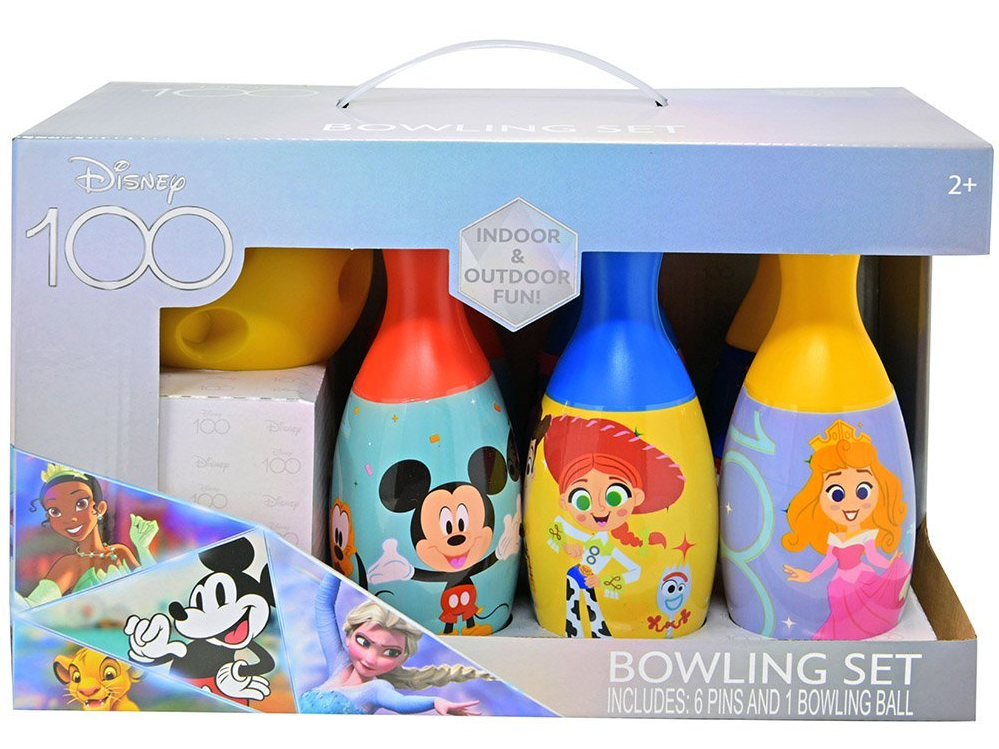 DISNEY 100 BOWLING SET AGES INDOOR OR OUTDOOR MICKEY MOUSE