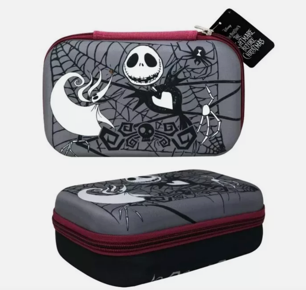 Disney The Nightmare Before Christmas Pencil Case Organizer, Molded Hard Shell