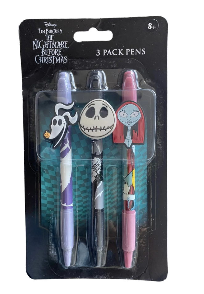 NIGHTMARE BEFORE CHRISTMAS 3PK PEN COLL