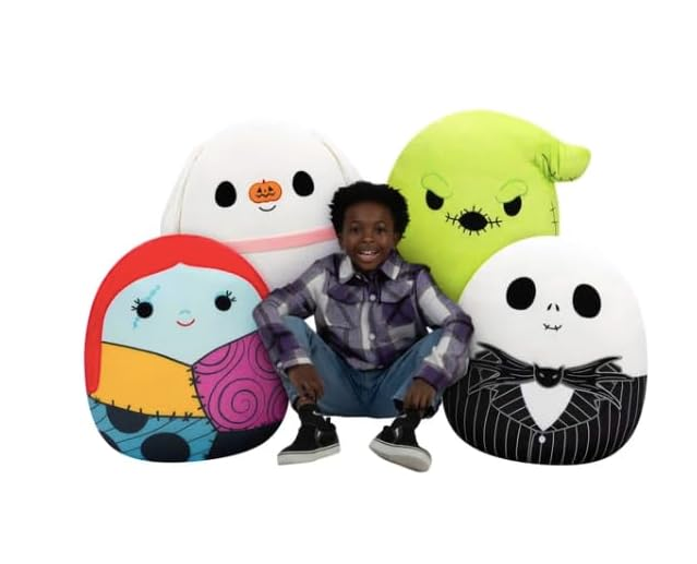 Squishmallows 20" Tim Burton's The Nightmare Before Christmas Plush Toy (Zero)