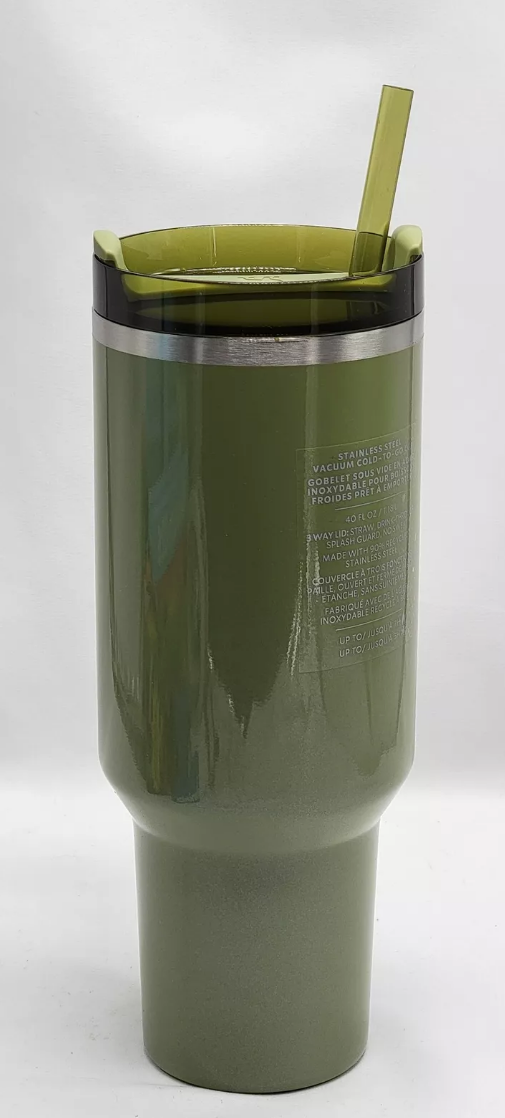 STARBUCKS x STANLEY Olive Green 40OZ Vacuum Seal Cup Fall 2024