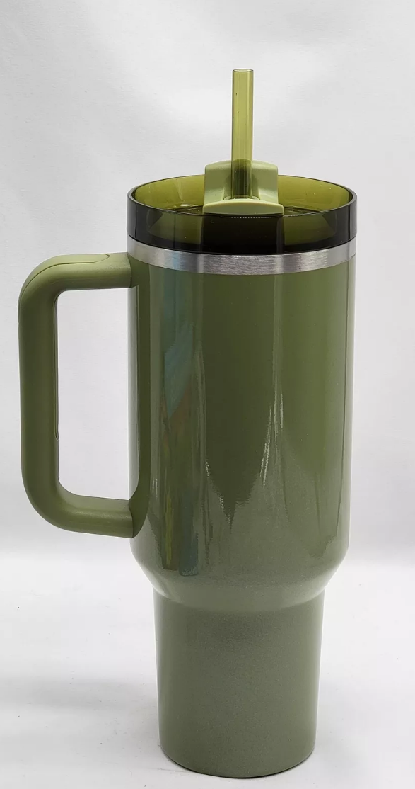 STARBUCKS x STANLEY Olive Green 40OZ Vacuum Seal Cup Fall 2024