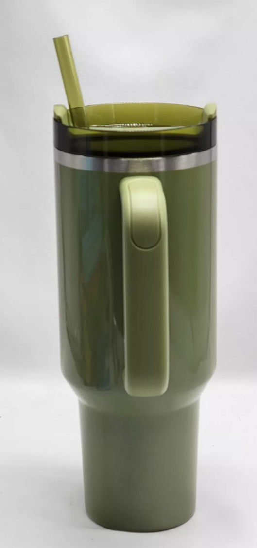 STARBUCKS x STANLEY Olive Green 40OZ Vacuum Seal Cup Fall 2024