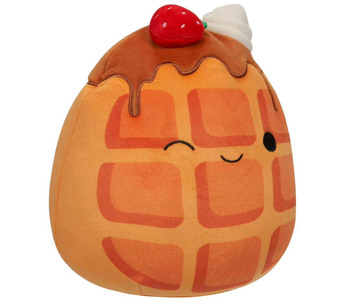 Squishmallows 7.5"" Weaver The Waffle, Medium, Orange