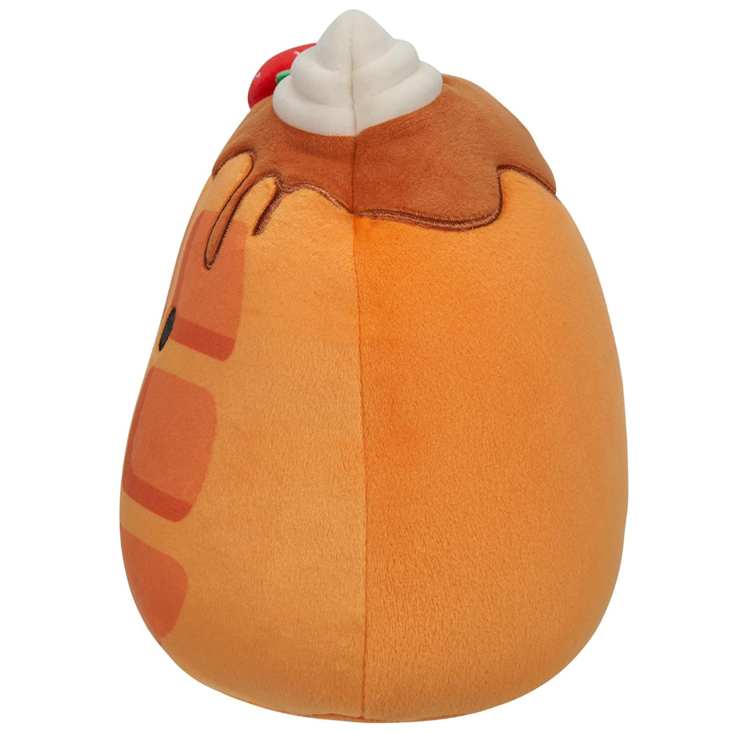 Squishmallows 7.5"" Weaver The Waffle, Medium, Orange