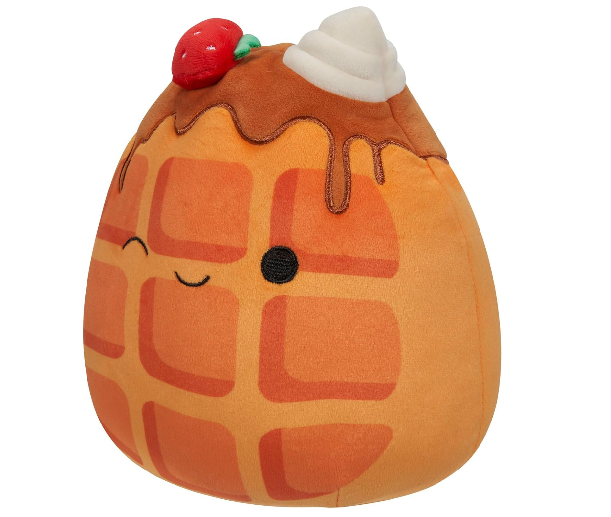 Squishmallows 7.5"" Weaver The Waffle, Medium, Orange