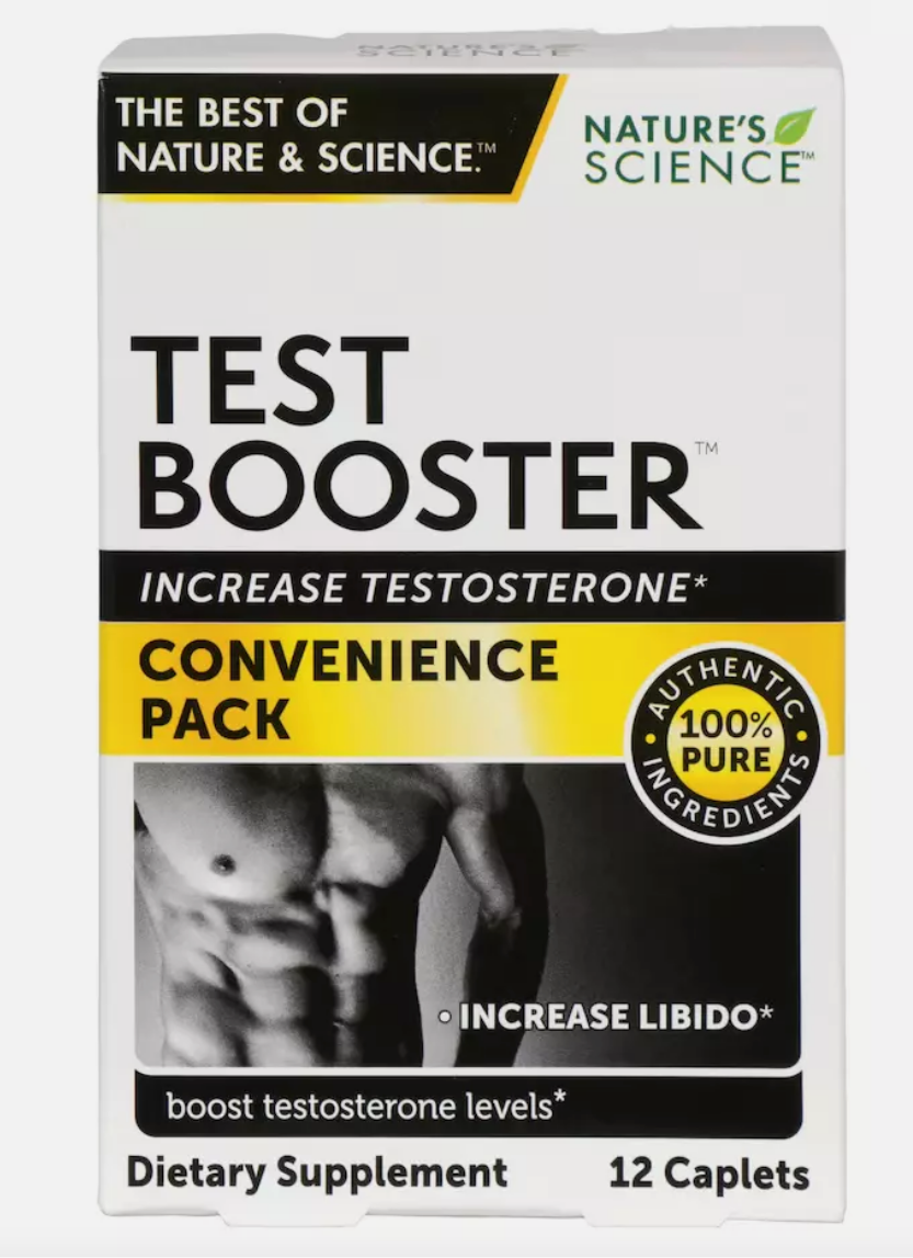 Nature's Science Test Booster - 12 Caplets