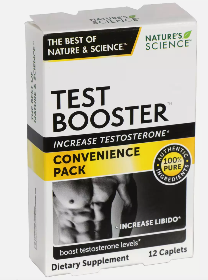 Nature's Science Test Booster - 12 Caplets