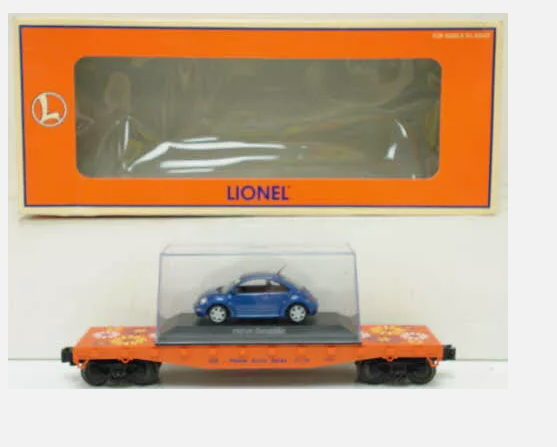 Vintage Lionel FC W/ Volkswagon Beetle Flatcar 6-19483