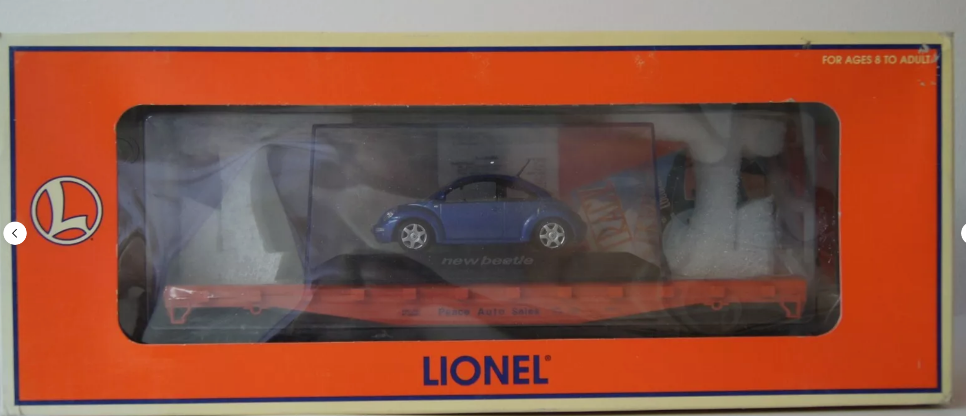 Vintage Lionel FC W/ Volkswagon Beetle Flatcar 6-19483