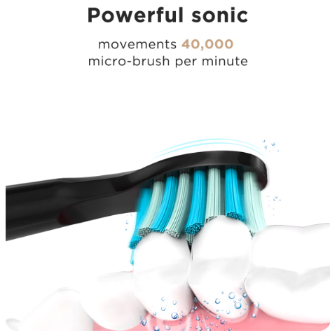 Fairywill Electric Sonic Toothbrush USB Charge FW-507 Rechargeable Waterproof Electronic Tooth Brushes Replacement Heads Adult