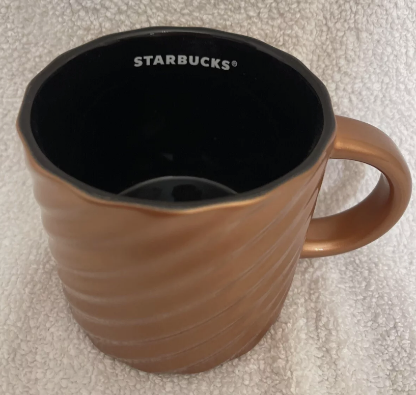 Starbucks Mug Ceramic Brown / Bronze Winter 2024 New Cup Coffee Tea