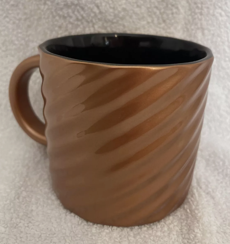 Starbucks Mug Ceramic Brown / Bronze Winter 2024 New Cup Coffee Tea