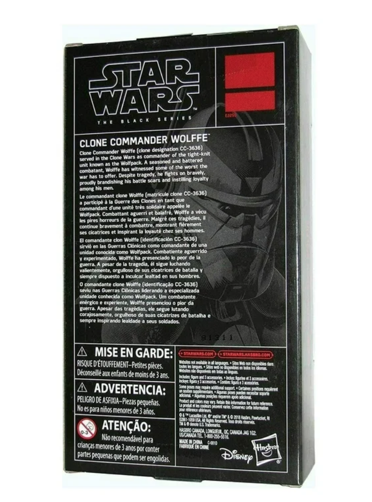 Star Wars Black Series Clone Commander Wolffe Action Figure [6 Inch]