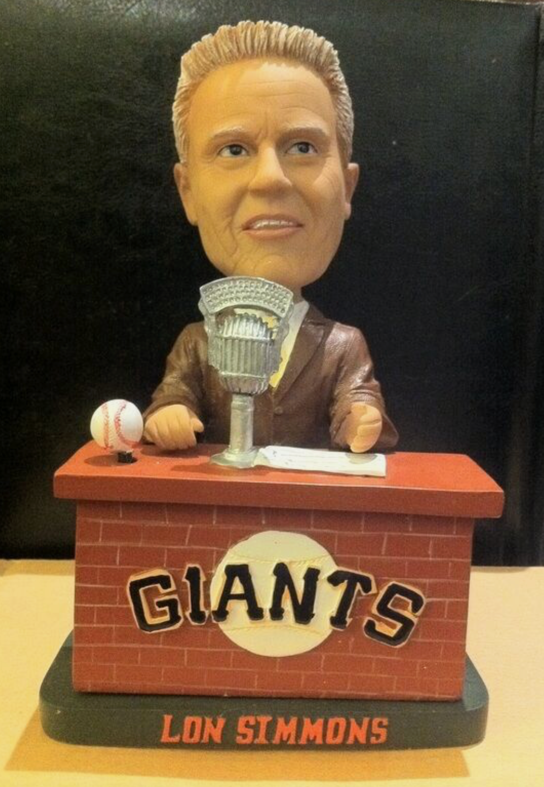 Lon Simmons San Francisco Giants Special Talking Bobblehead 