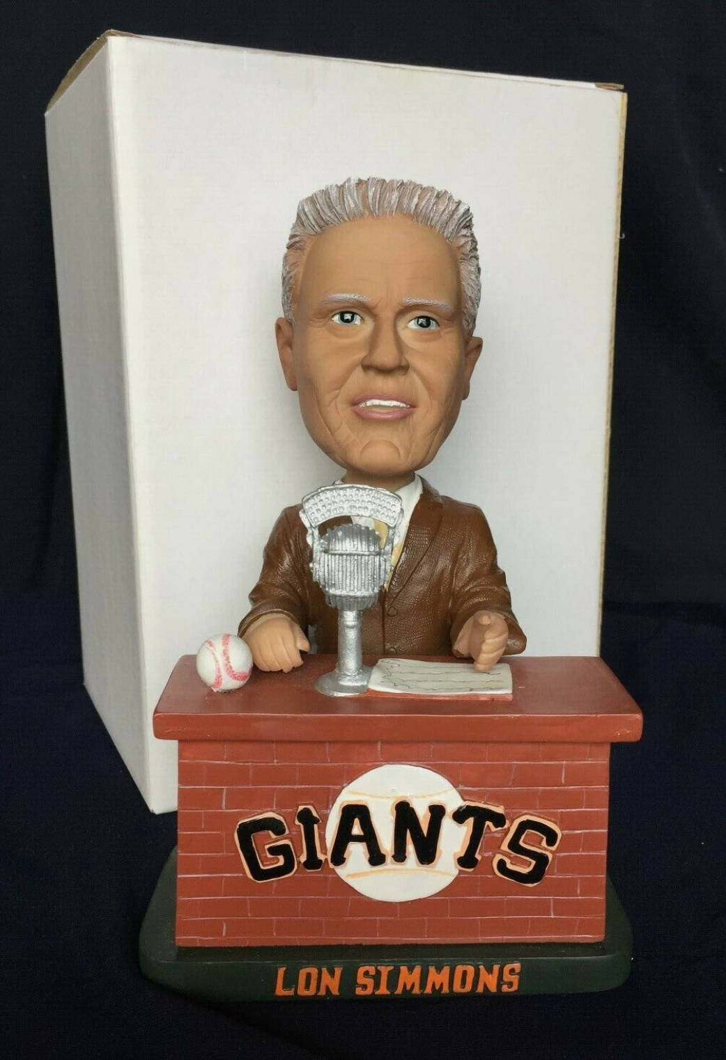 Lon Simmons San Francisco Giants Special Talking Bobblehead 