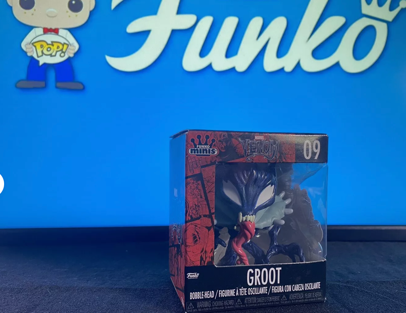 Funko Minis Marvel Venom #09 GROOT Bobble-Head Figure New Box Mint Sealed